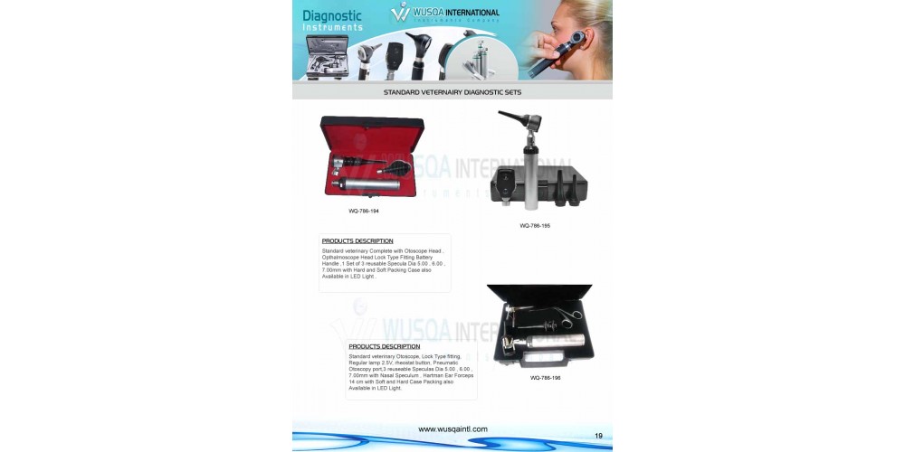 Veterinary Diagnostic Sets